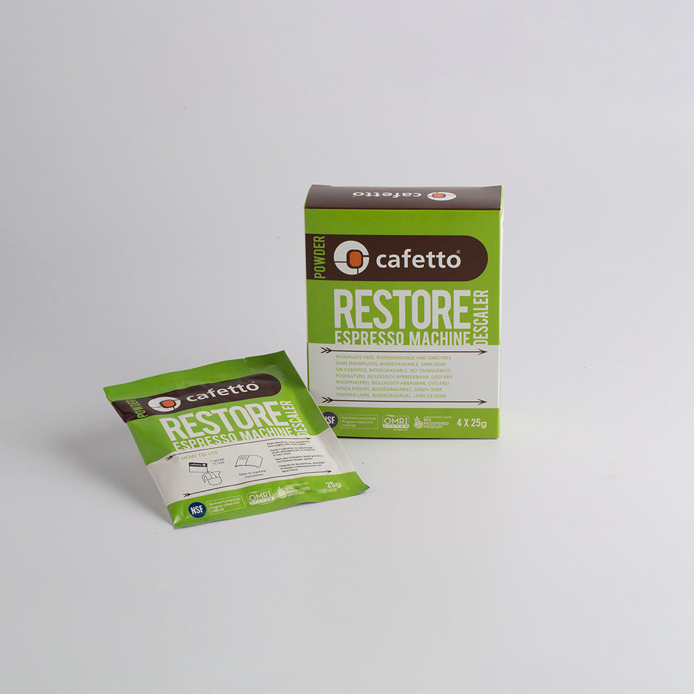 Cafetto Restore Descaler Powder – Coffee Gear Online