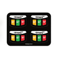 Temp Tag Pro Stick On Thermometers - sheet of 4