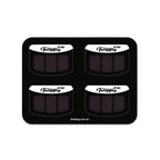 Temp Tag Pro Stick On Thermometers - sheet of 4