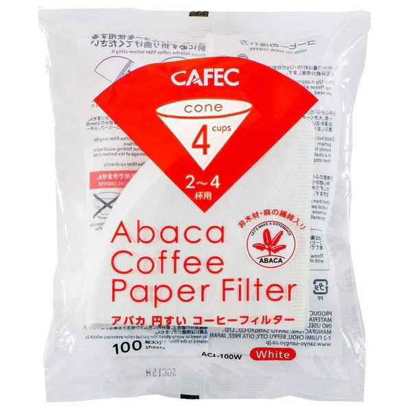 Cafec Abaca Coffee Filter Paper 100 - 2cup