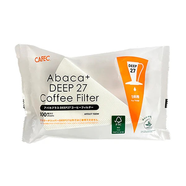 Cafec Abaca Plus Deep 27 Filter Paper 100