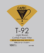 Cafec Light Roast Coffee Filter Paper 100 - 2cup
