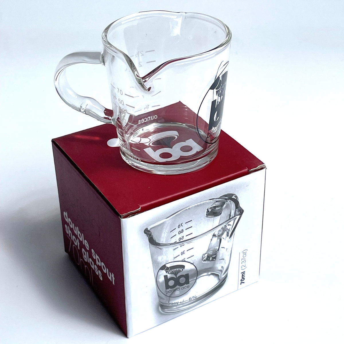 Barista Ace Double Spout Shot Glass