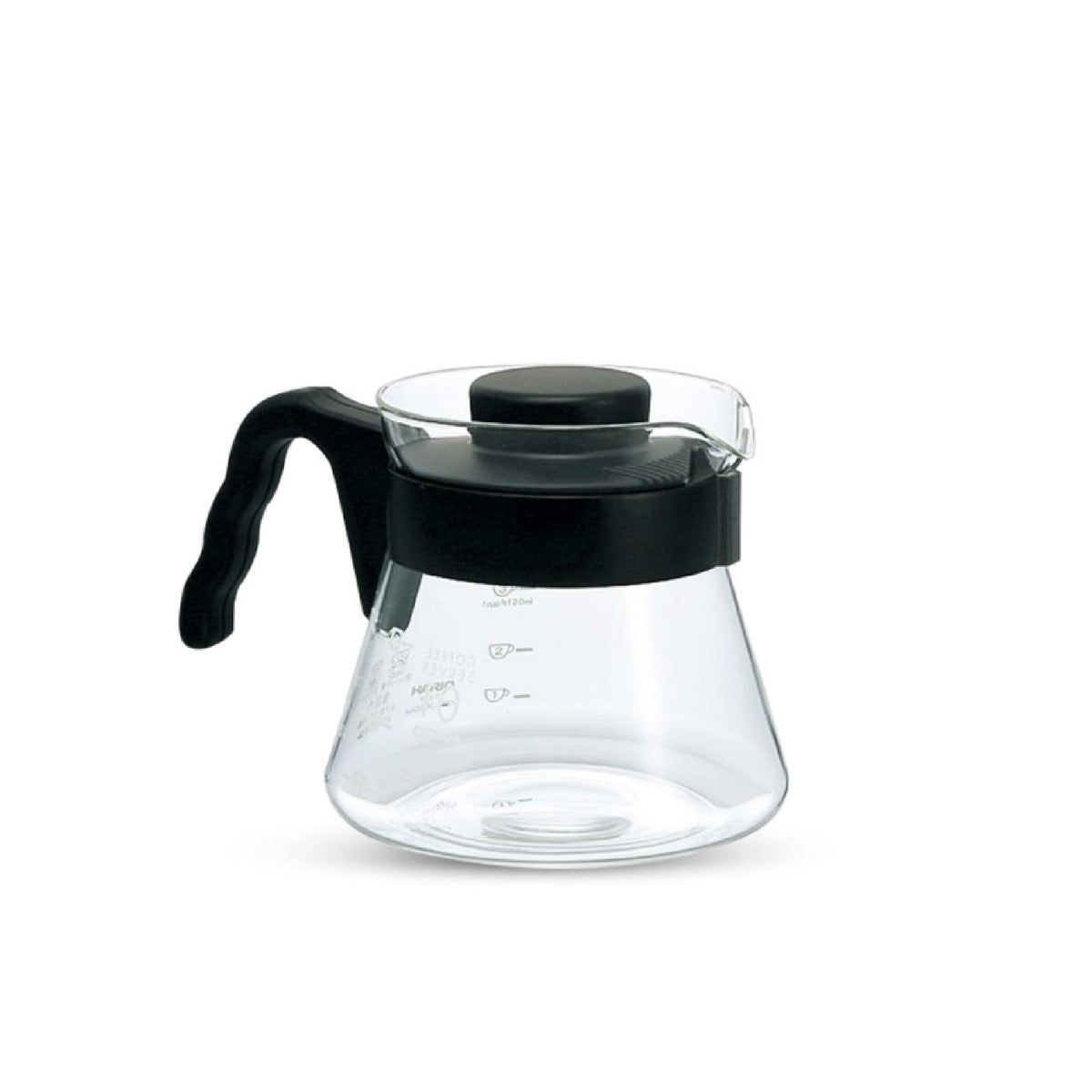 Hario V60 Glass Server Black 450ml