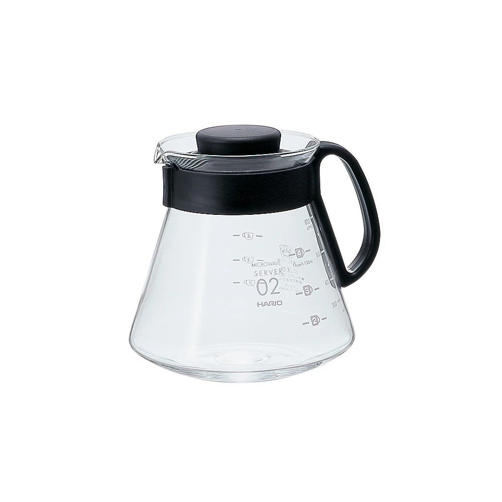 Hario V60 Glass Server Black 600ml