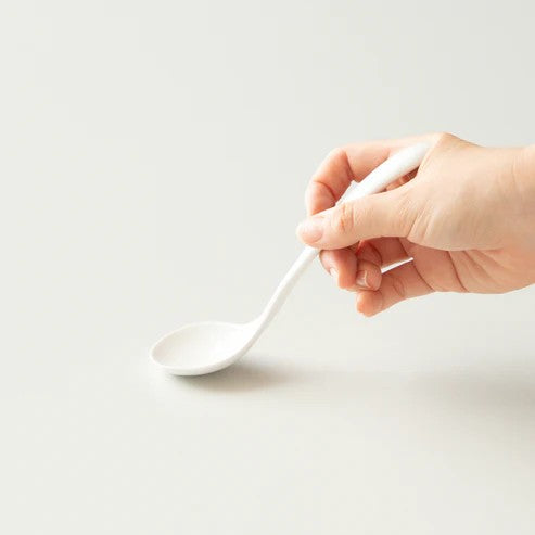Origami Cupping Bowl incl. Spoon White