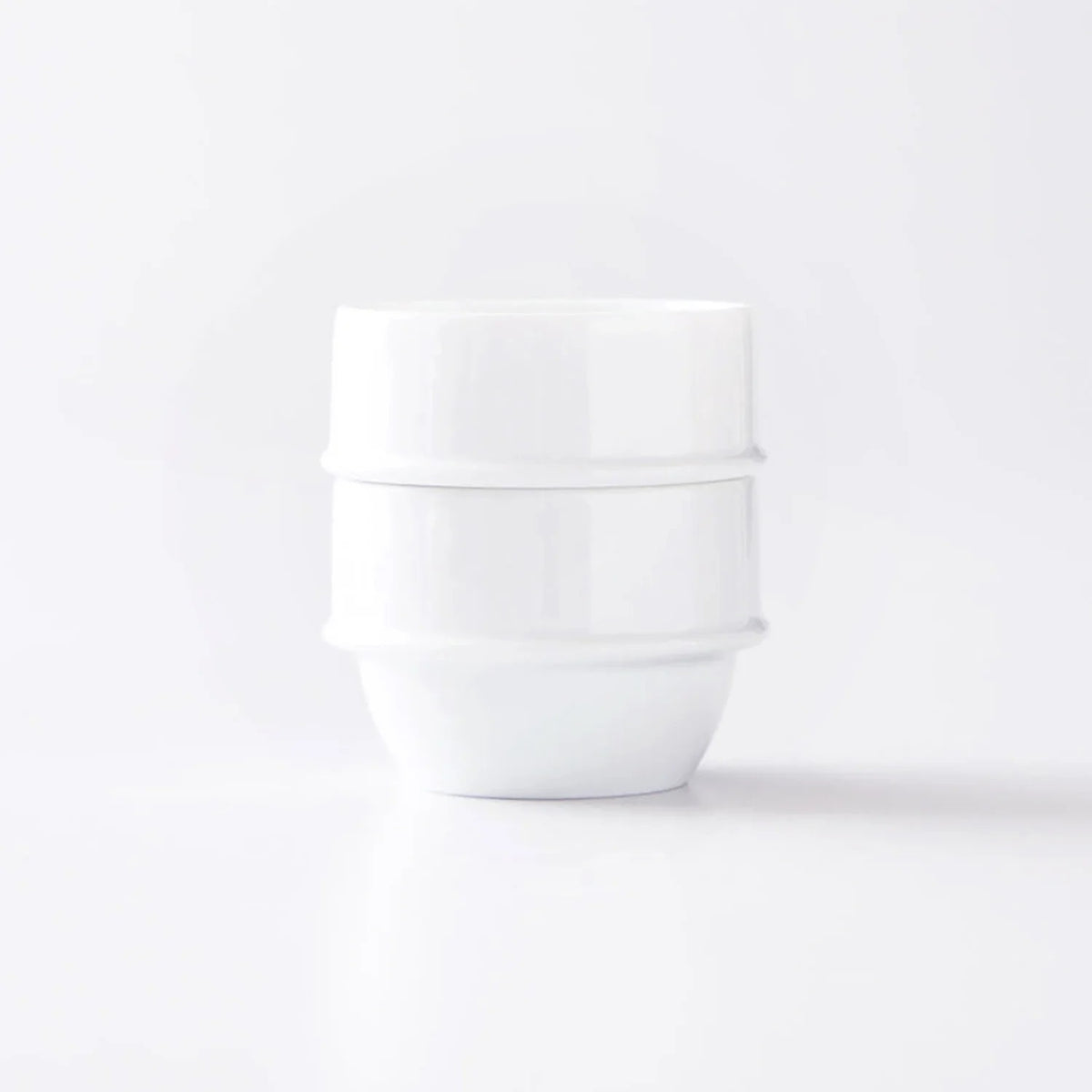 Origami Cupping Bowl incl. Spoon White