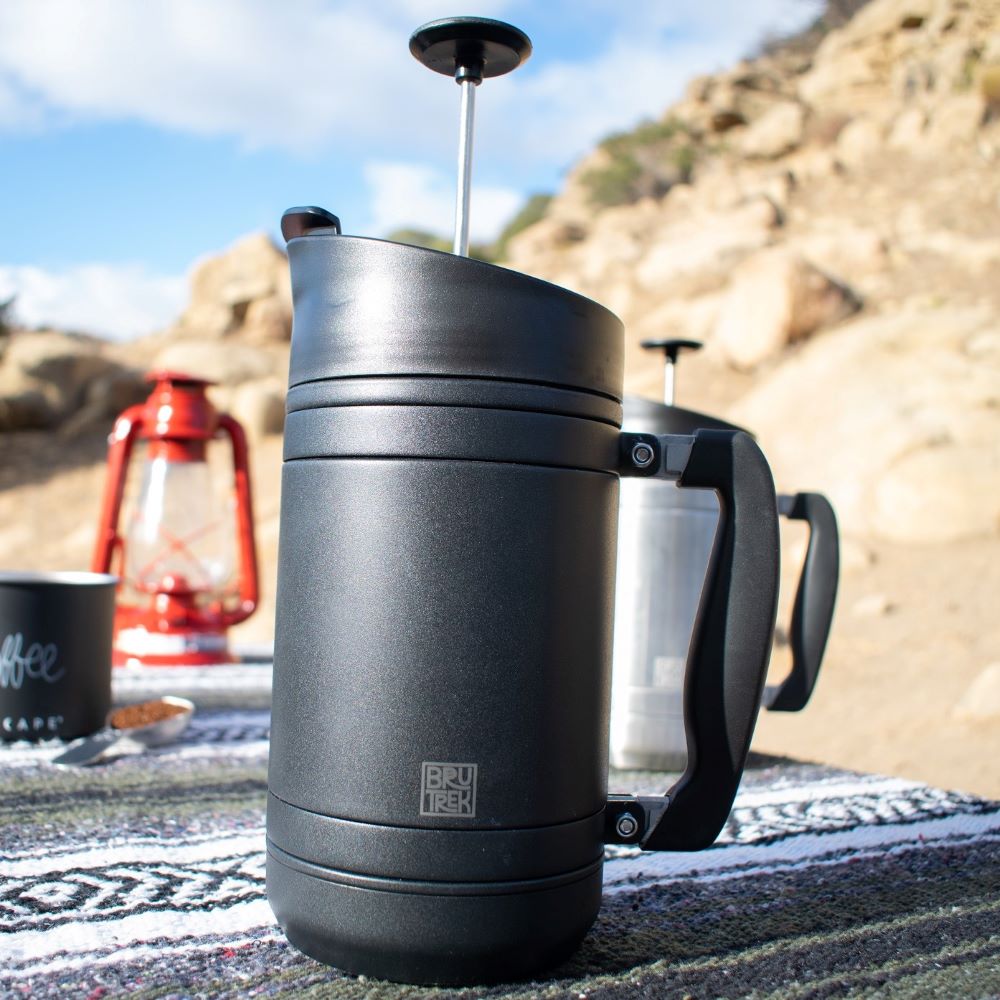 PD Bru Trek Coffee Press 1 Litre - black