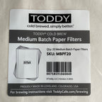 Toddy Cold Brew Paper Filter - Commercial Medium