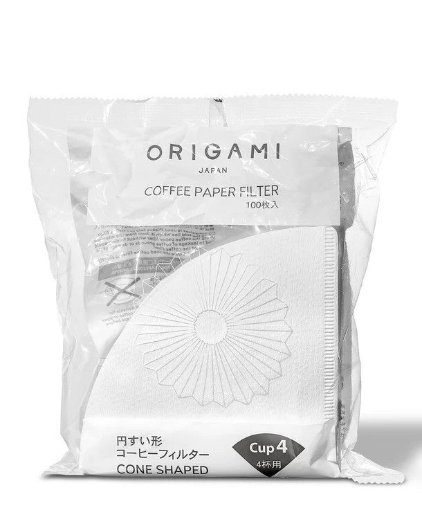 Origami Paper Filter Cone 100's